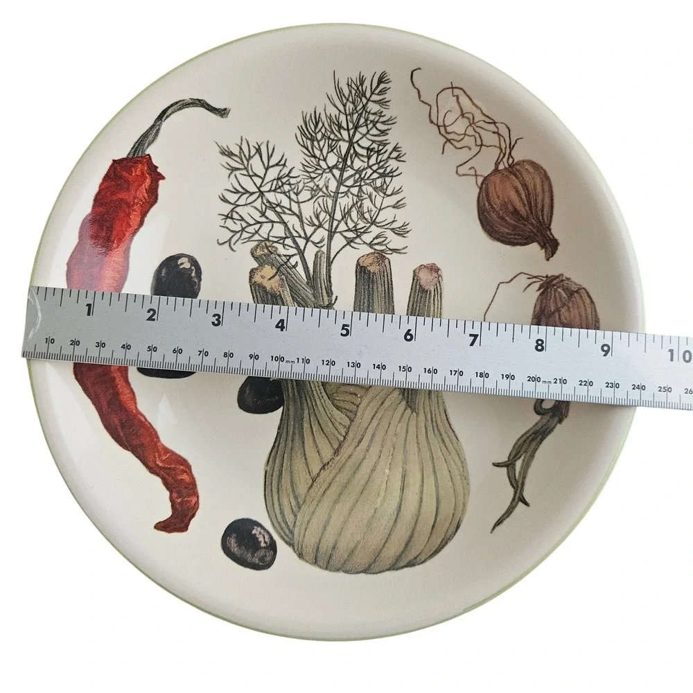 Discontinued Williams Sonoma WSO27 vegetable and herb pasta‎ bowls set of 2